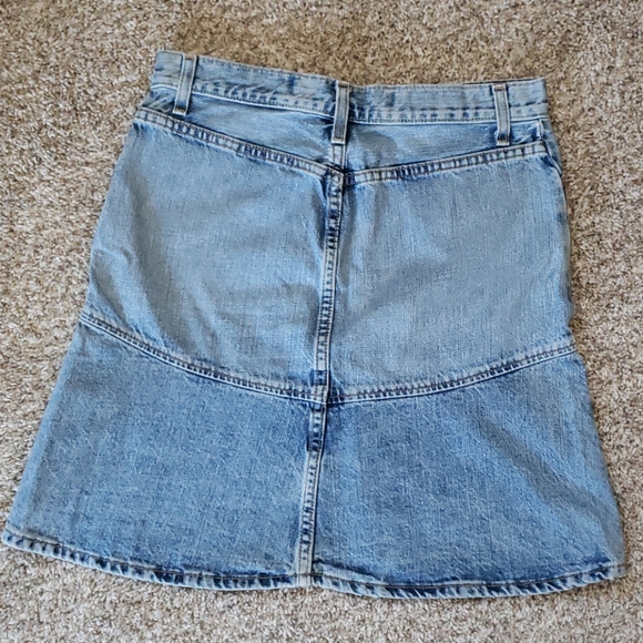 Gap 1969 Jeans Mini Skirt Size 4 Cowboy Vintage Western Style Cotton Y2K 30W/19L - Picture 2 of 10